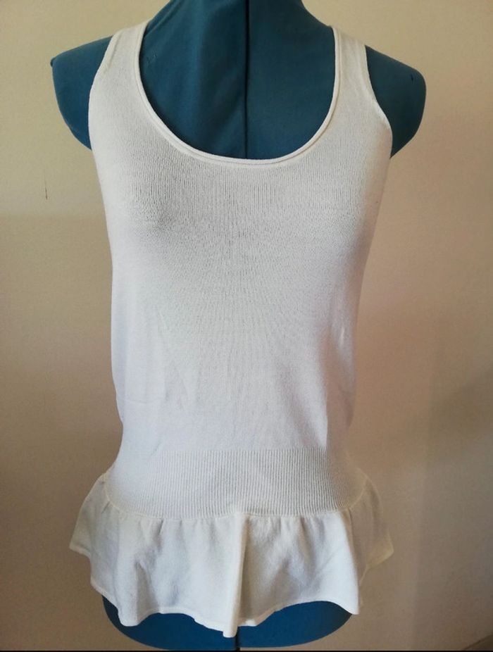 Débardeur maille blanc Tipster - photo numéro 5