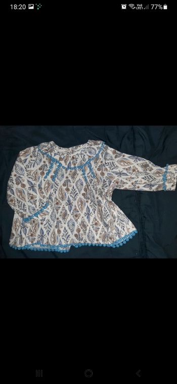 Haut manches longues bébé fille 3 mois (c3)