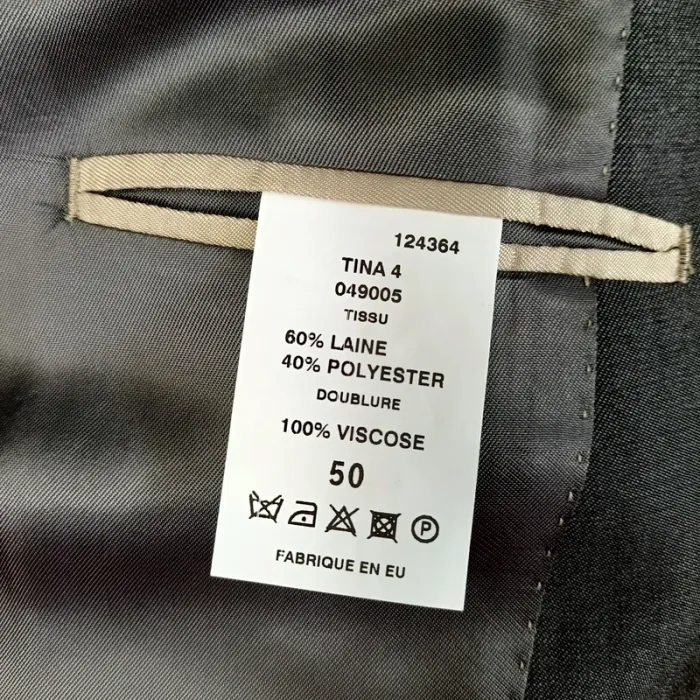 Veste de costume grise Travel Line - Taille 50 A495 - photo numéro 17