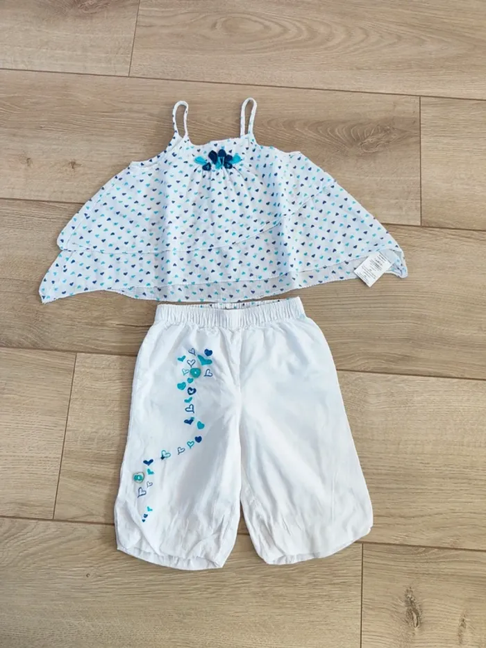 Ensemble tunique et pantalon 6 mois - photo numéro 2