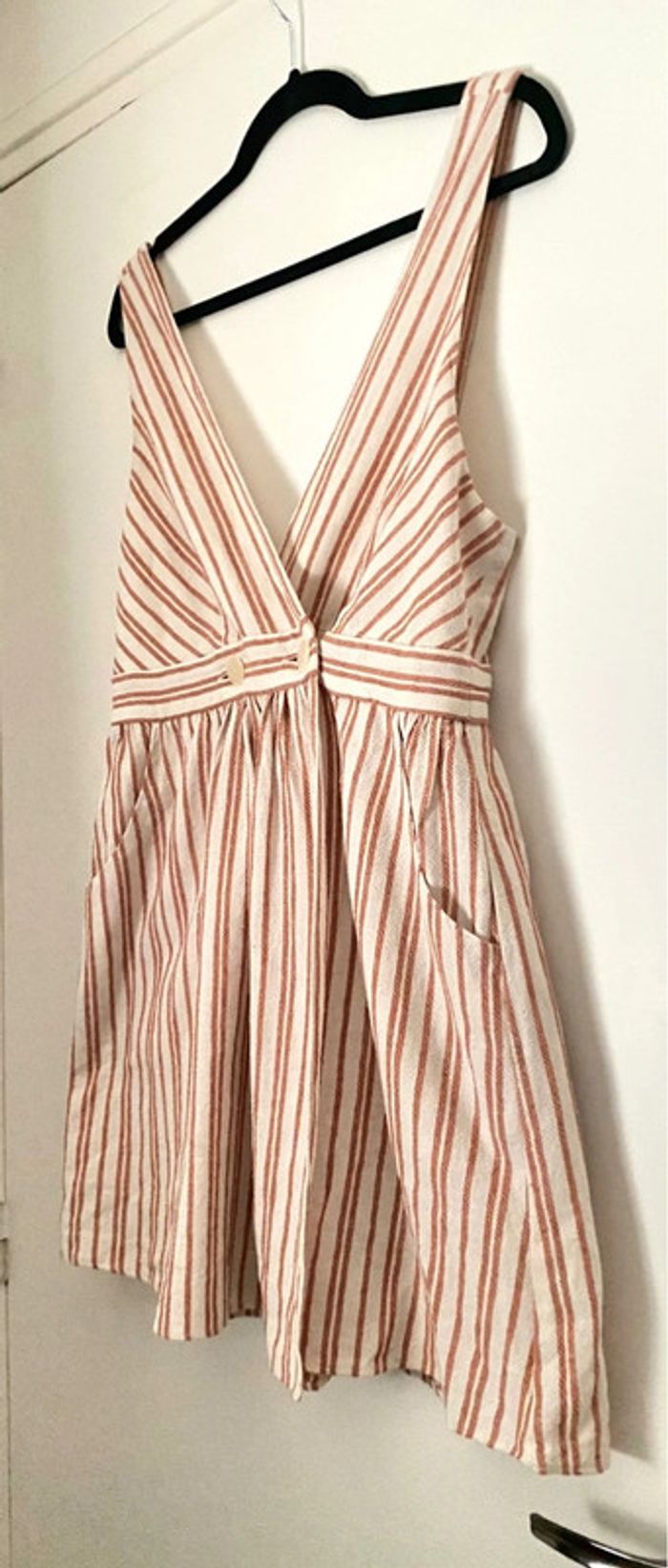Mini Robe Zara  Imprimée Rayures Taille S - photo numéro 2