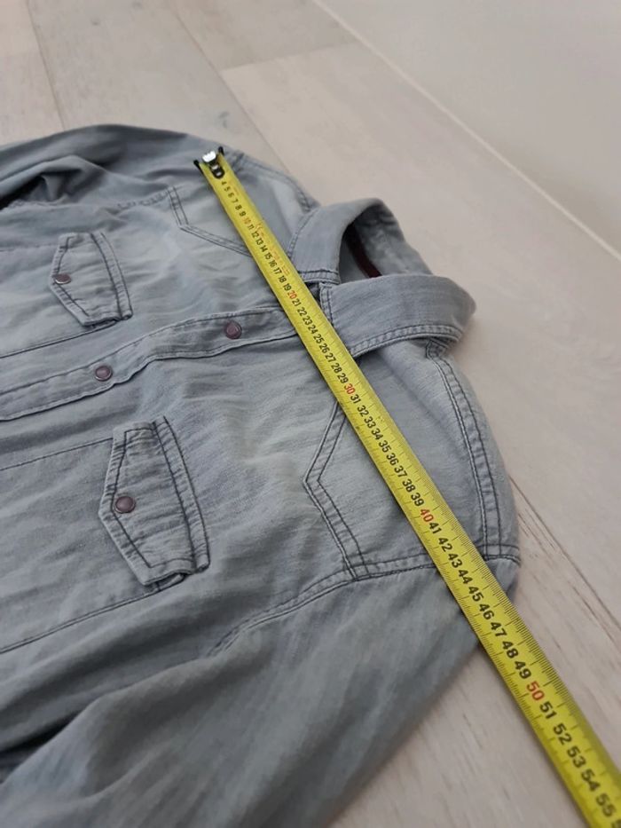 Veste chemise légère imitation jean taille M - photo numéro 16