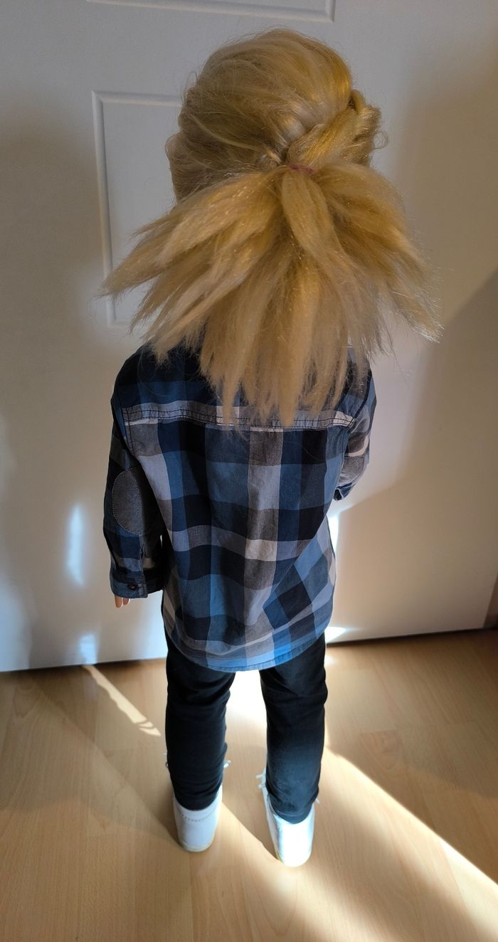 Grande poupée vintage hauteur 84 cm - Falca - photo numéro 5