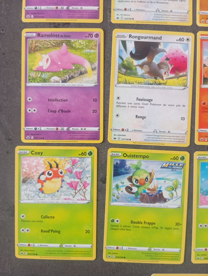 Lot 17 Cartes Pokémon Règne De Glace Sans Doubles - photo numéro 5