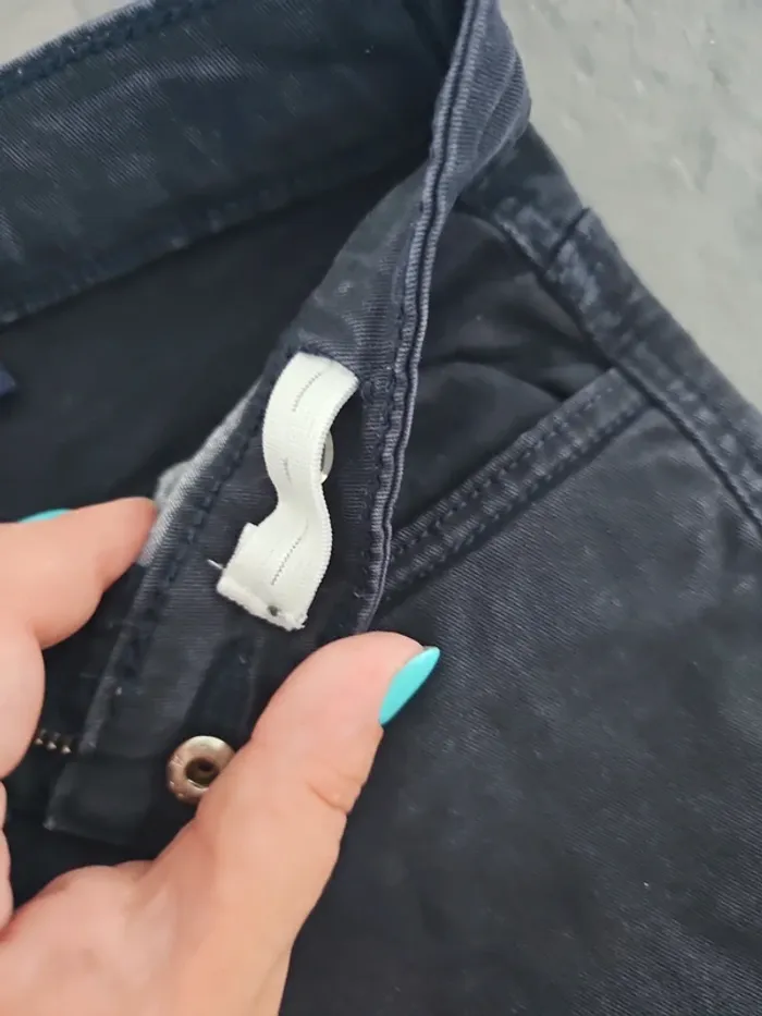 Jean skinny bleu marine 7 ans - photo numéro 3