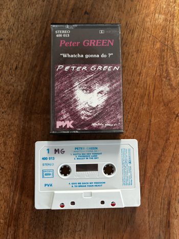 Cassette audio Peter Green Whatcha gonna do