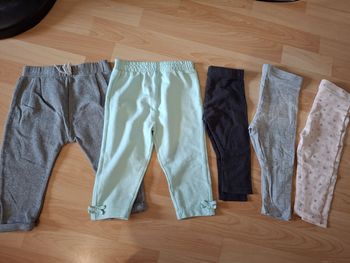 Lot 2 pantalons 3 leggings