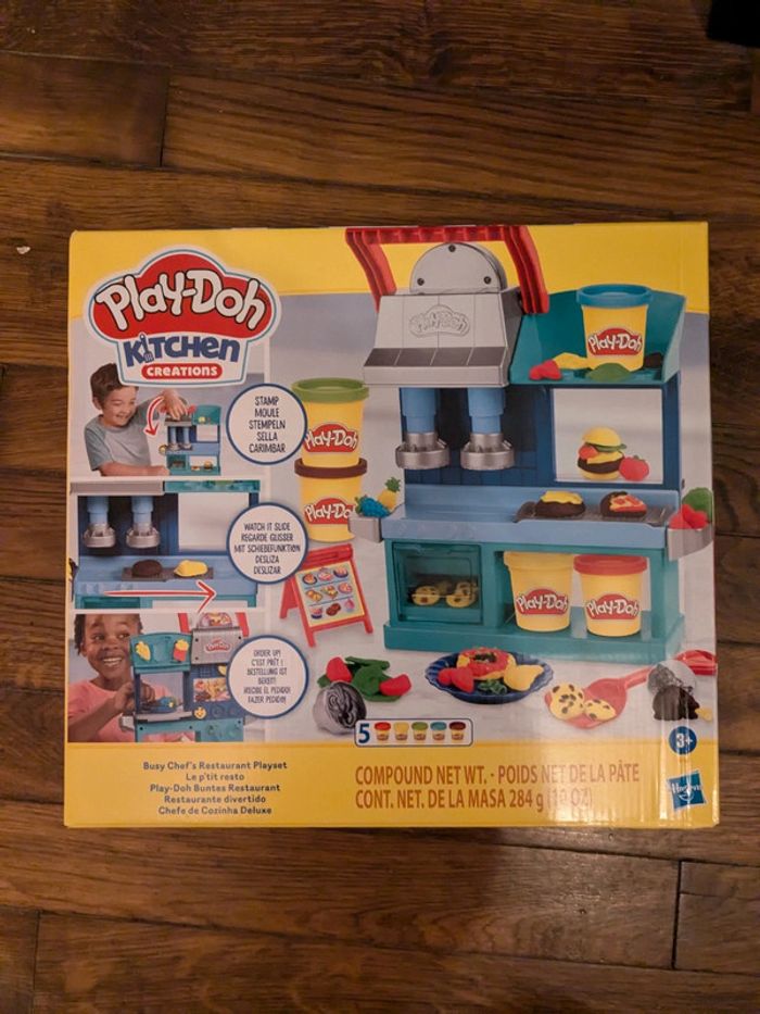Coffret pâte à modeler le p'tit resto