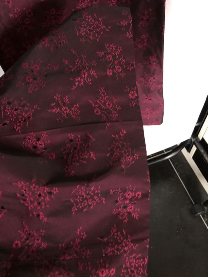 Pantalon violet en satin taille 34 comme neuf - photo numéro 11