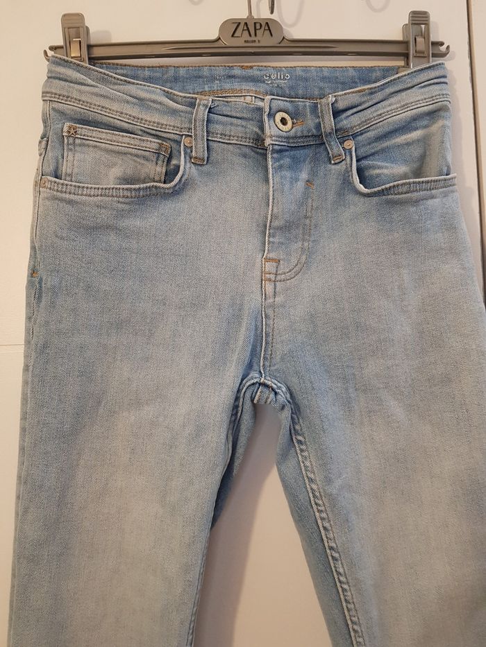 Jeans bleu clair Celio - photo numéro 2