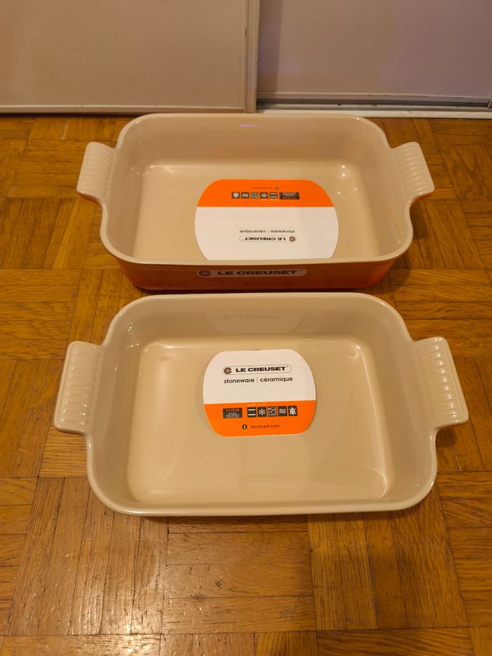 Lot de deux plats Le creuset - photo numéro 2