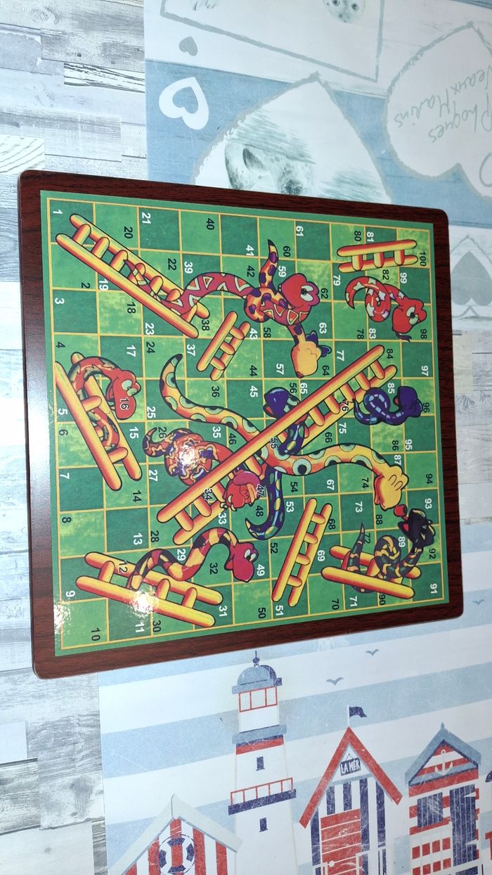 Coffret de 10 jeux de société en bois - photo numéro 8