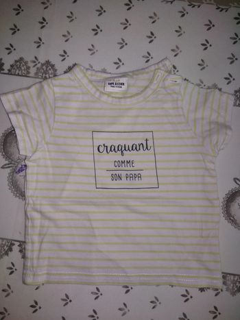 Tshirt tape à l'oeil, taille 9 mois, neuf