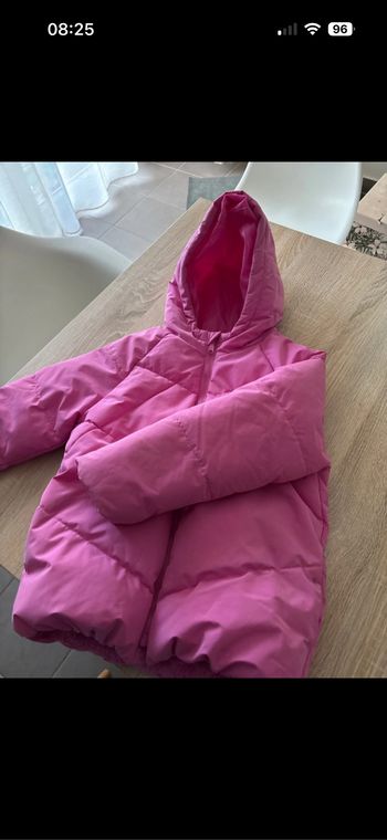 Doudoune fille rose 10 ans