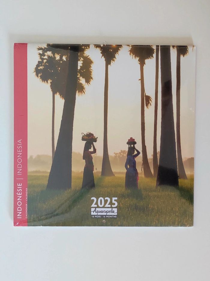 Calendrier 2025 Indonésie 16 mois / Aquarupella