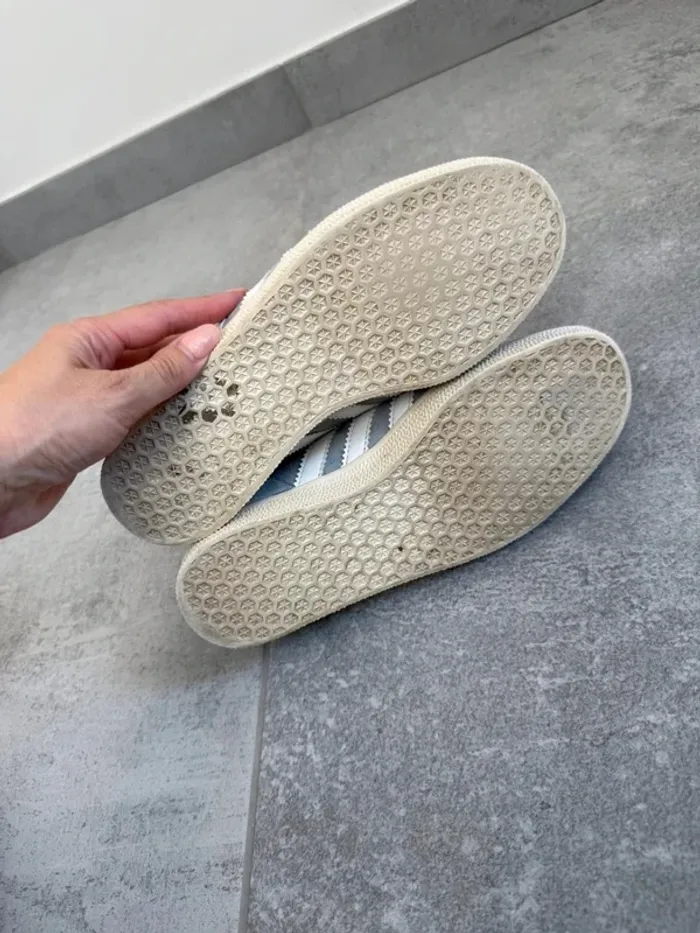 Baskets Adidas Gazelle femme taille 38 grises - photo numéro 7
