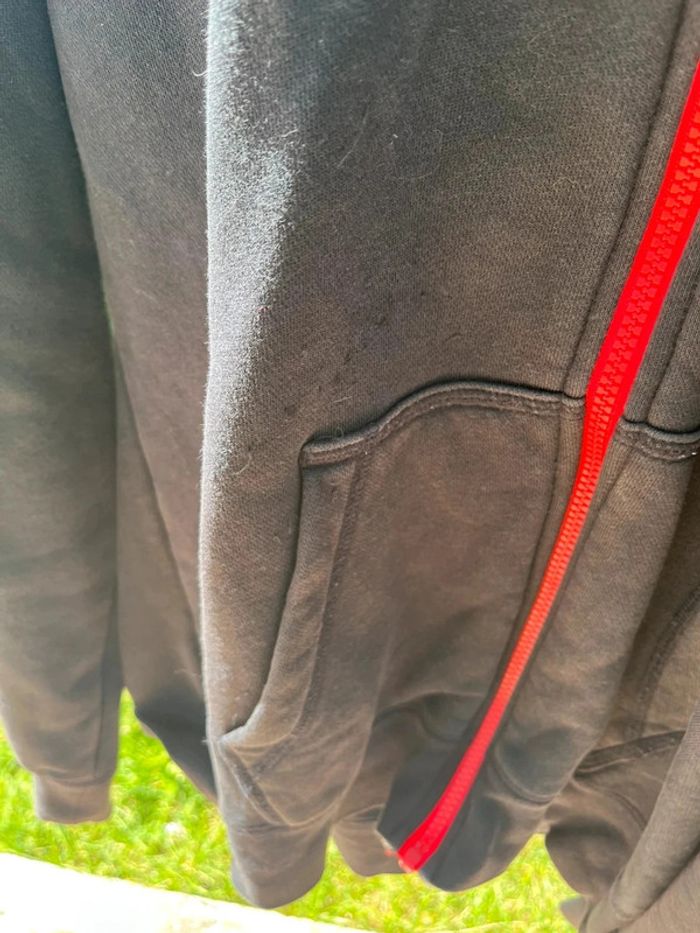 veste fermeture éclair noir Taille L marque Nike - photo numéro 4