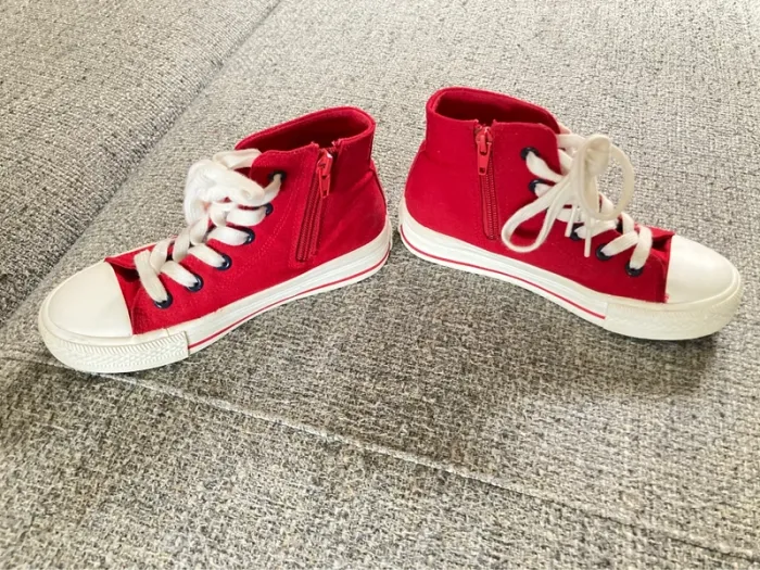 Chaussures montante type converse - photo numéro 4
