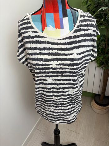 Tee-shirt Liberto | Noir et blanc | Taille 36