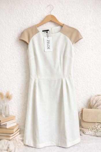 Robe été femme neuve crème collection ambigante T36 Zelde