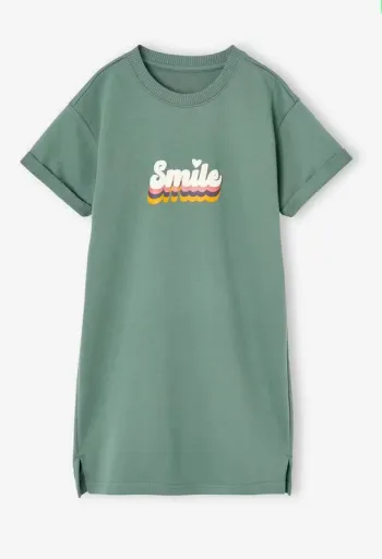 Robe pull manches courtes