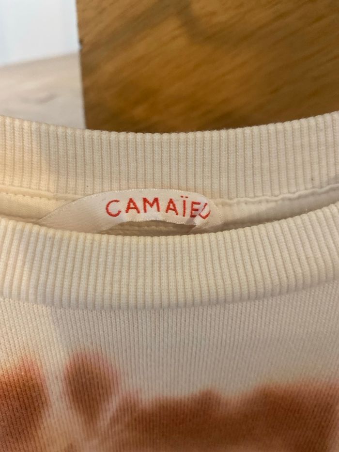 Pull sweat court blanc tie and dye - photo numéro 2