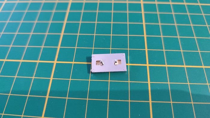 Plaque immatriculation pièce miniature Ferrari 250 testa rossa 1957 Burago Bburago 1/18 #B29 - photo numéro 2