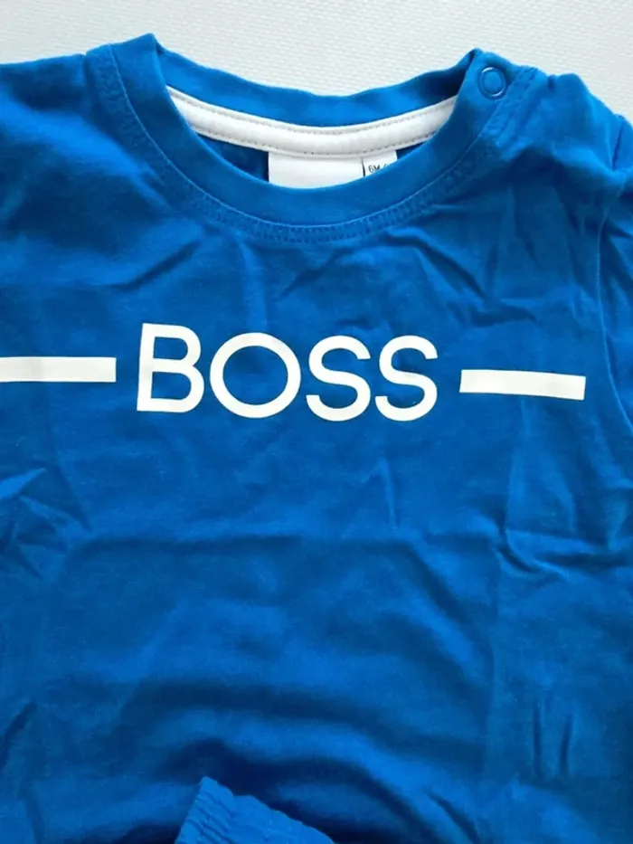 Ensemble short bleu Boss - photo numéro 2