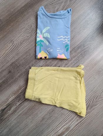 Pyjama short fille 5 ans