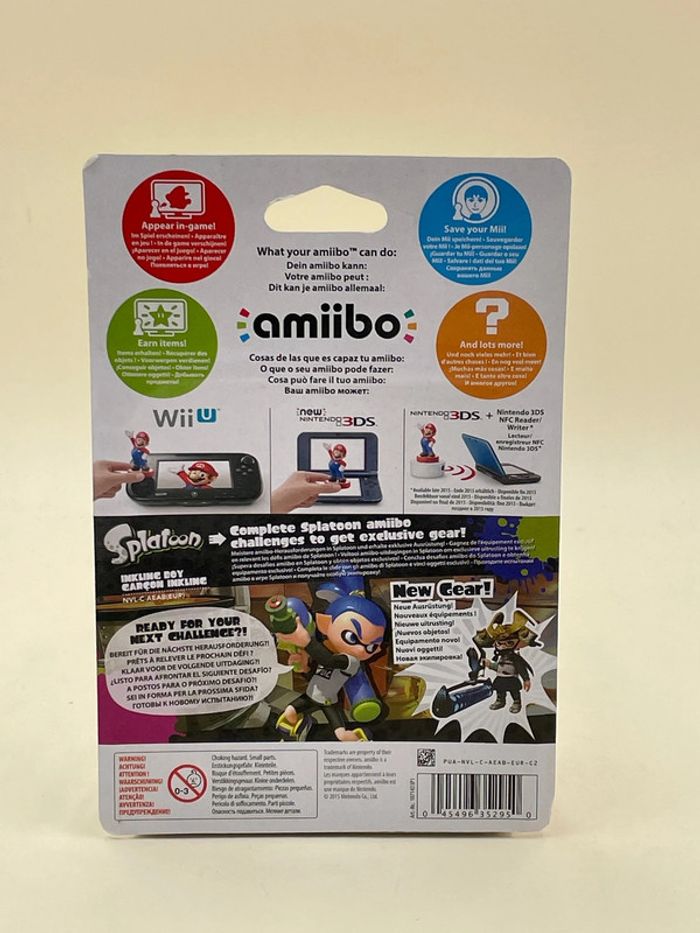 Figurine Nintendo Amiibo Splatoon Garçon Ikling neuf - photo numéro 2
