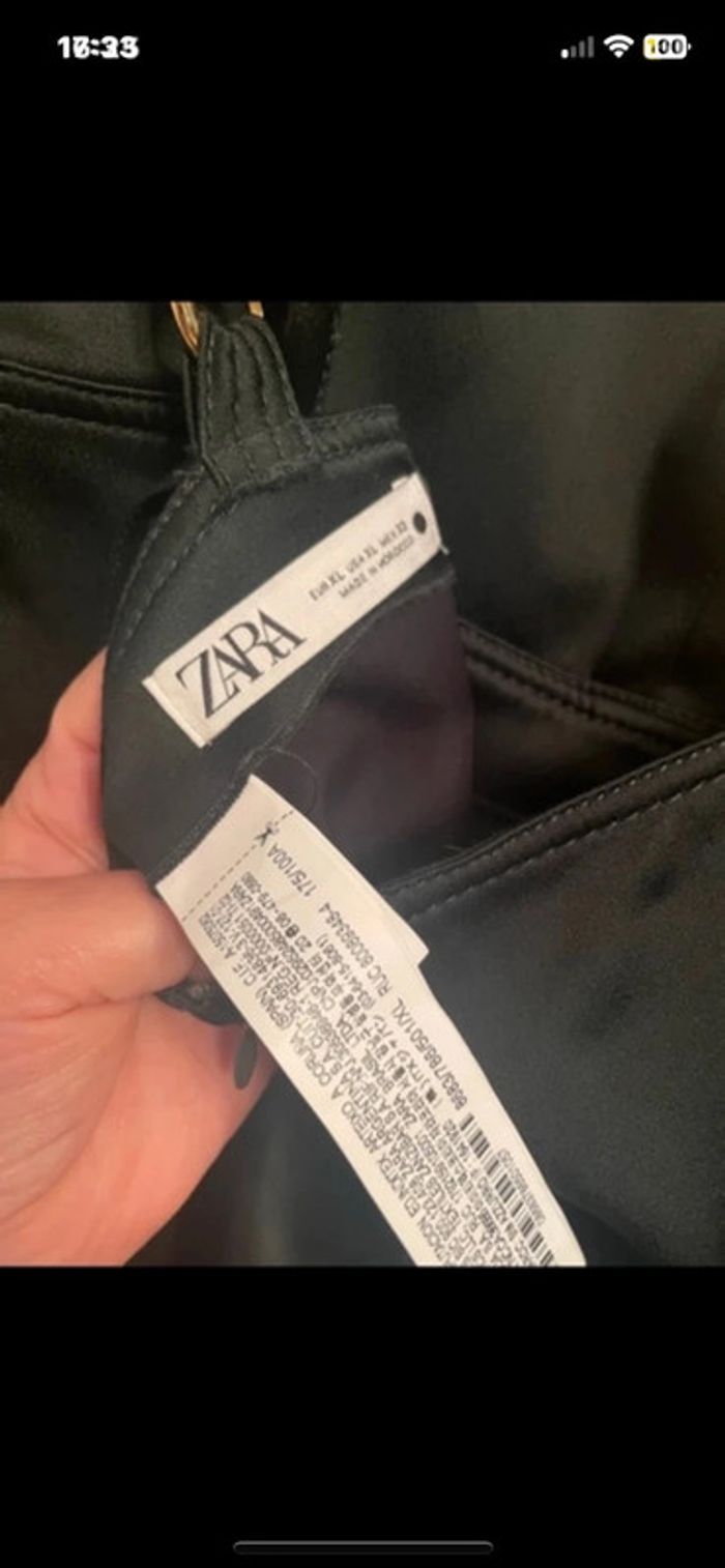 Sublime robe de qualité en satin, très épais, taille XL, 42 - photo numéro 7