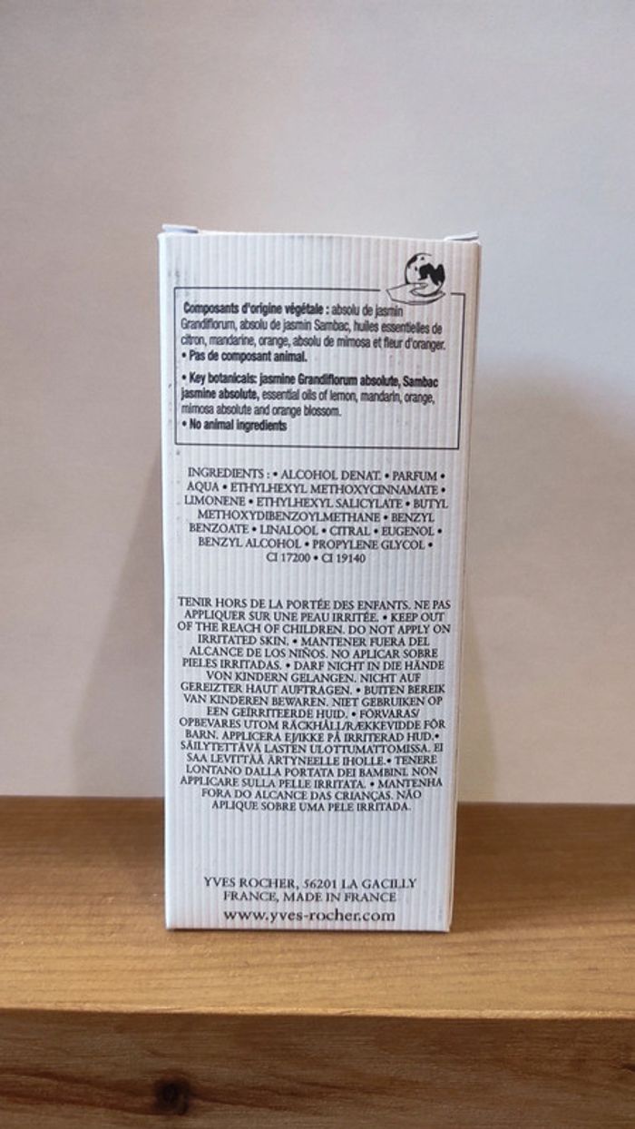 Parfum Yves Rocher Tendre Jasmin 50mL neuf - photo numéro 5
