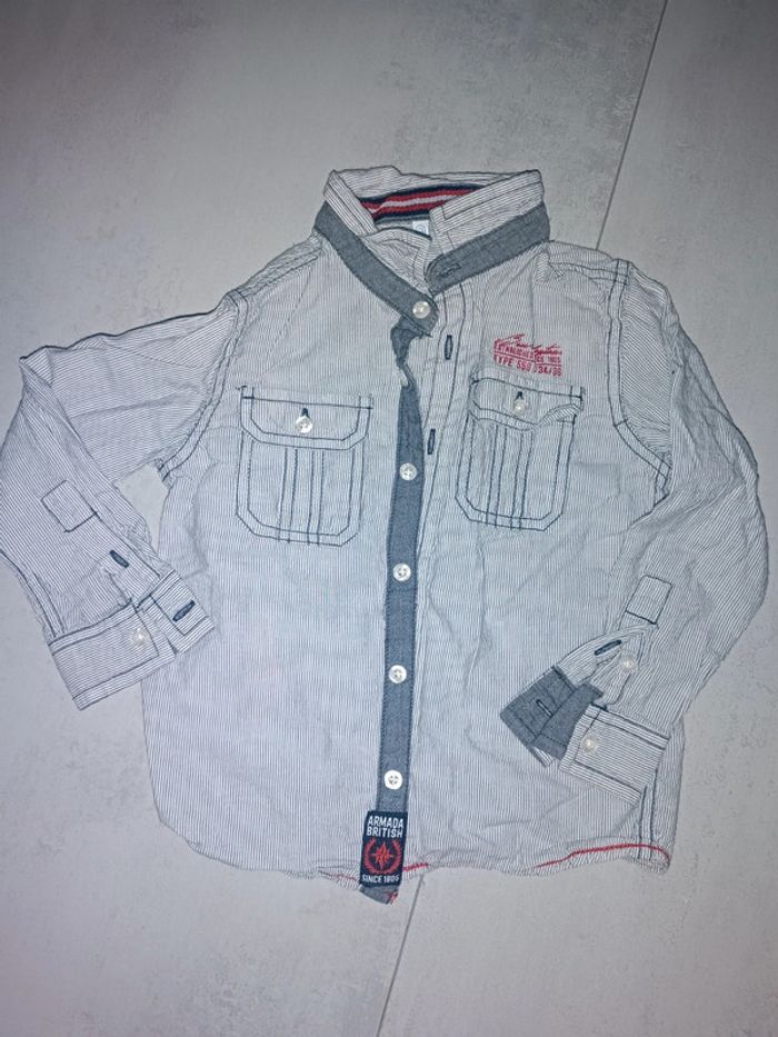 Chemise manches longues Gémo 4 ans