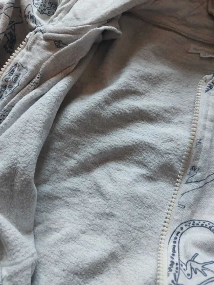 Sweat zippé capuche mi saison - photo numéro 6