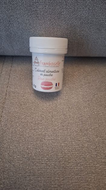 Colorant alimentaire artificiel en poudre rose poudré