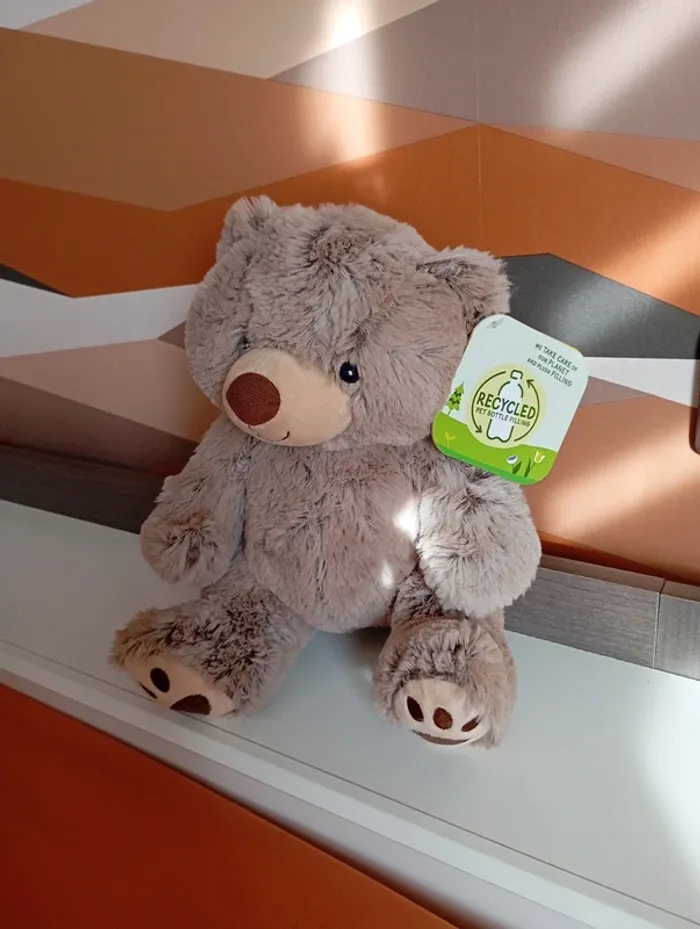 1€ neuf nounours peluche recyclé idéal cadeau anniversaire ou naissance