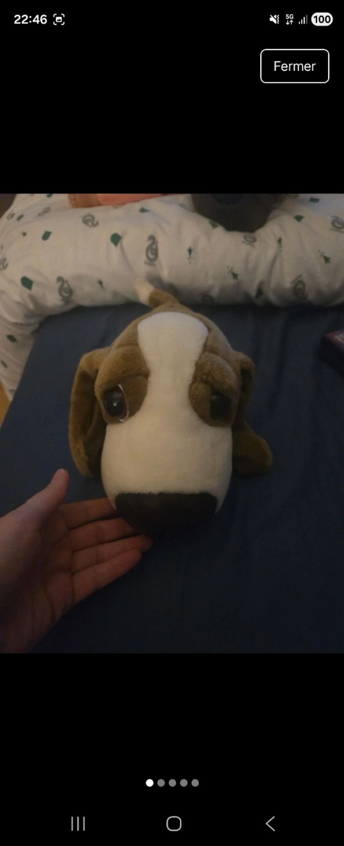 Peluche chien beagle