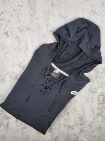 Sweat à capuche noir Nike – Taille S Femme (mesures en photos)