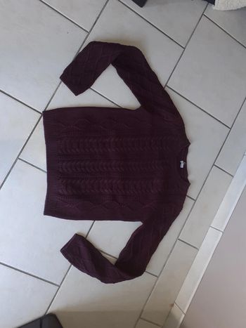 Pull bordeaux pimkie taille s tbe