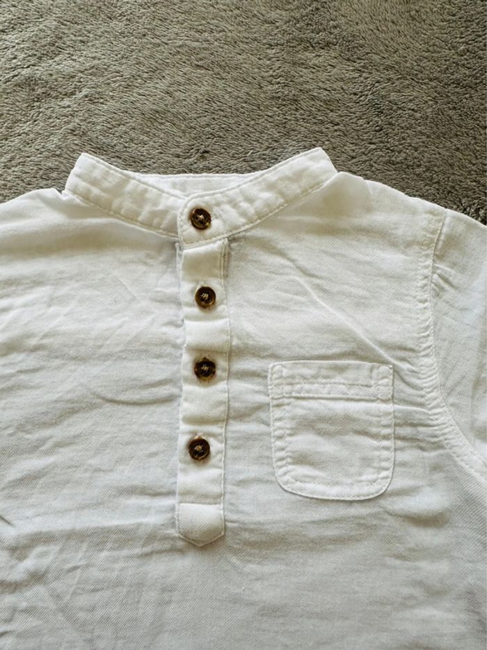 Chemise légère col mao neuve - 6 mois - Kiabi - photo numéro 4
