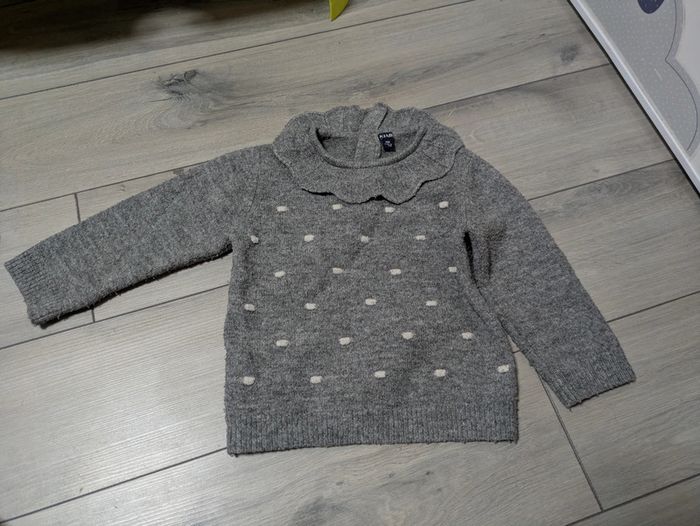 Pull gris 18 mois Kiabi