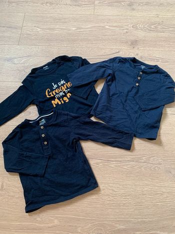 Lot de 3 tee-shirts manches longues 18 mois