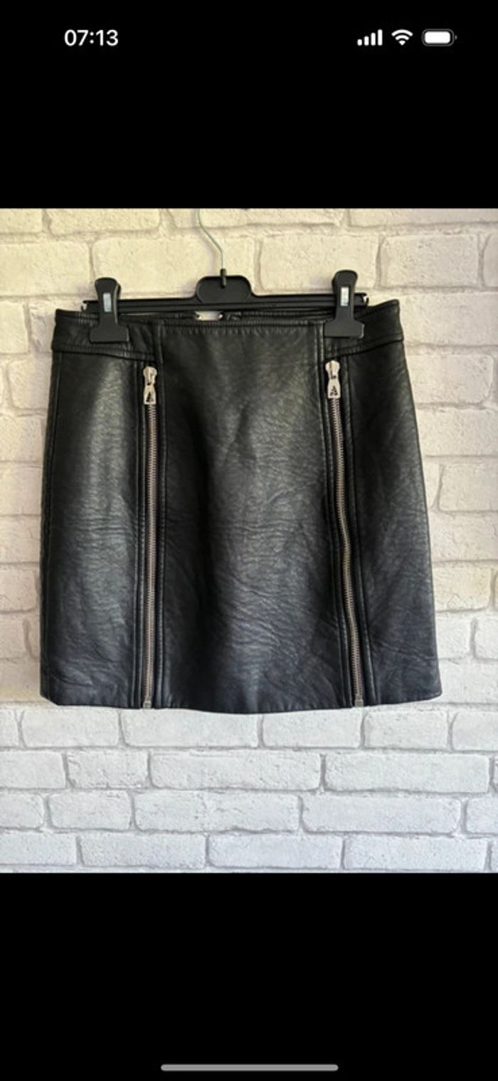 Jupe simili cuir eleven paris taille L