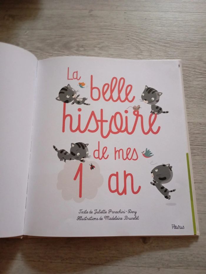 Livre la belle histoire de mes 1 an - photo numéro 3