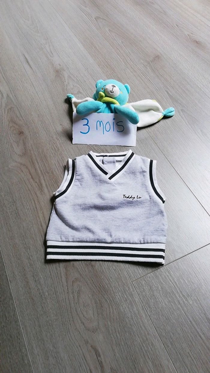 Pull sans manches 3mois