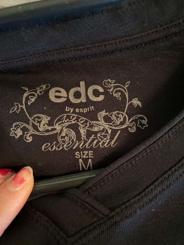 Pull noir Edc by Esprit Taille M - photo numéro 3
