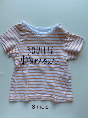 Tee shirt 3 mois