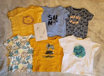 6 tee-shirts