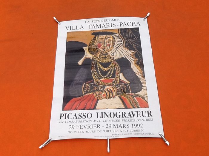 Affiche Picasso Linograveur La Seyne-sur-Mer Villa Tamaris-Pacha - photo numéro 2