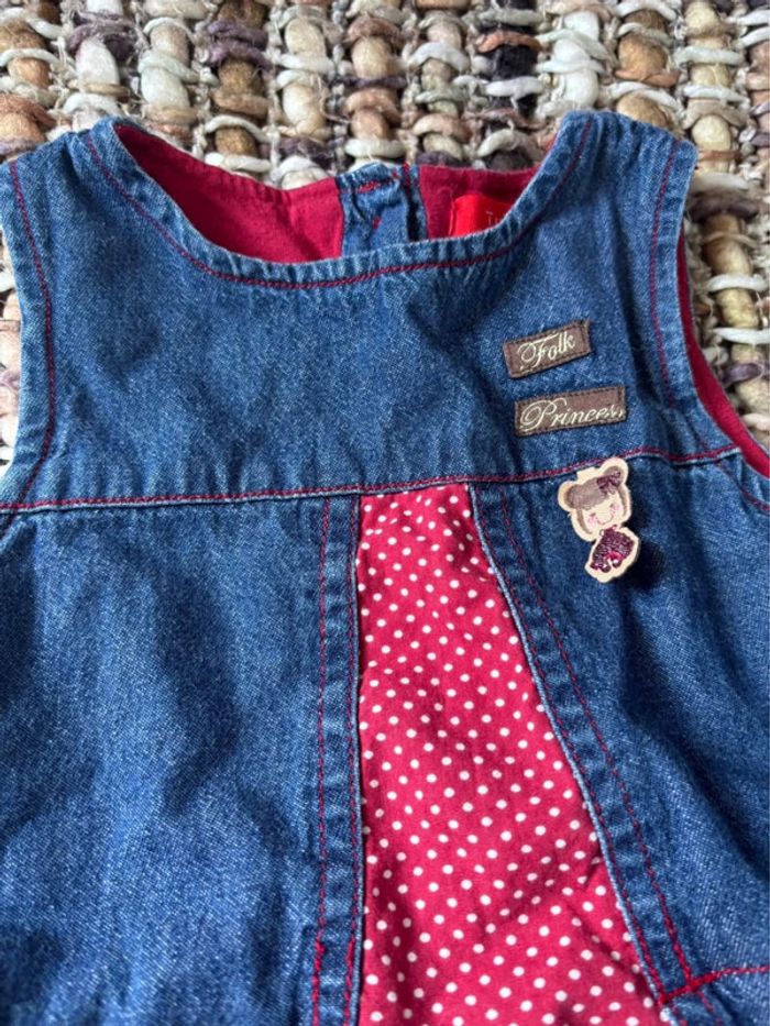 Robe en jean bébé 18 mois - photo numéro 2